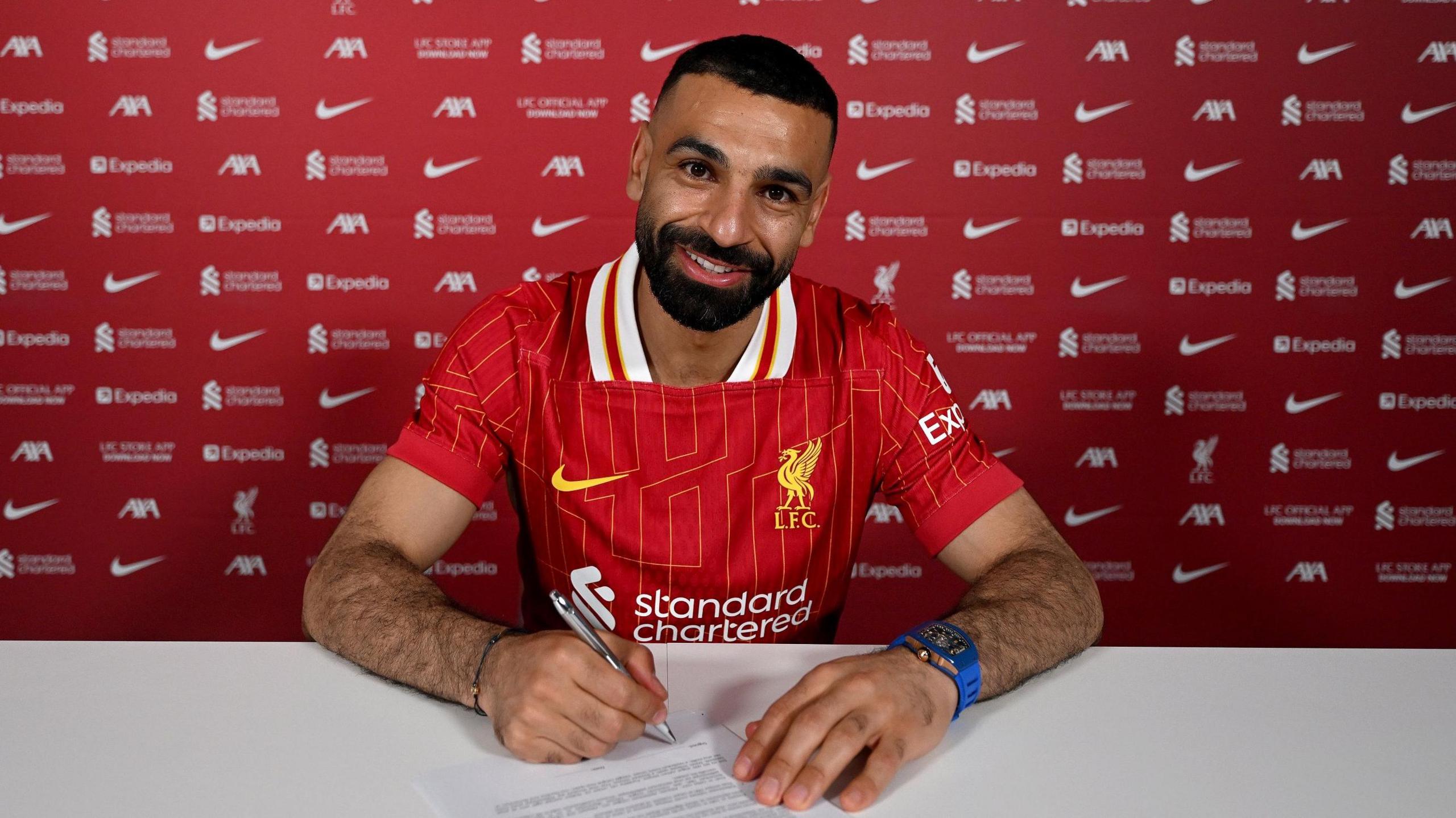mohamed salah retained by liverpool fc