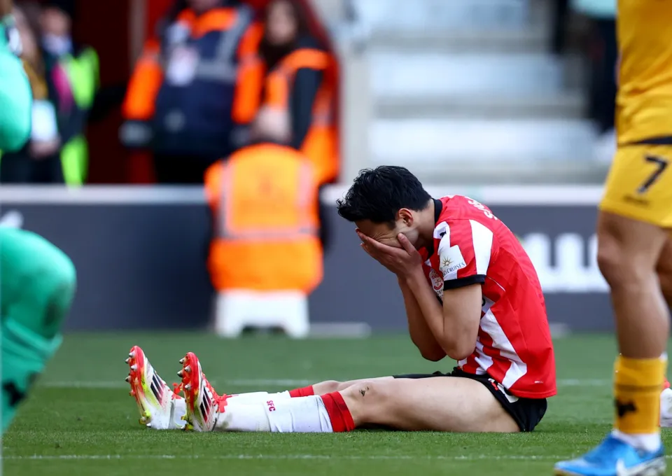 southampton 2024-25 premier league standings