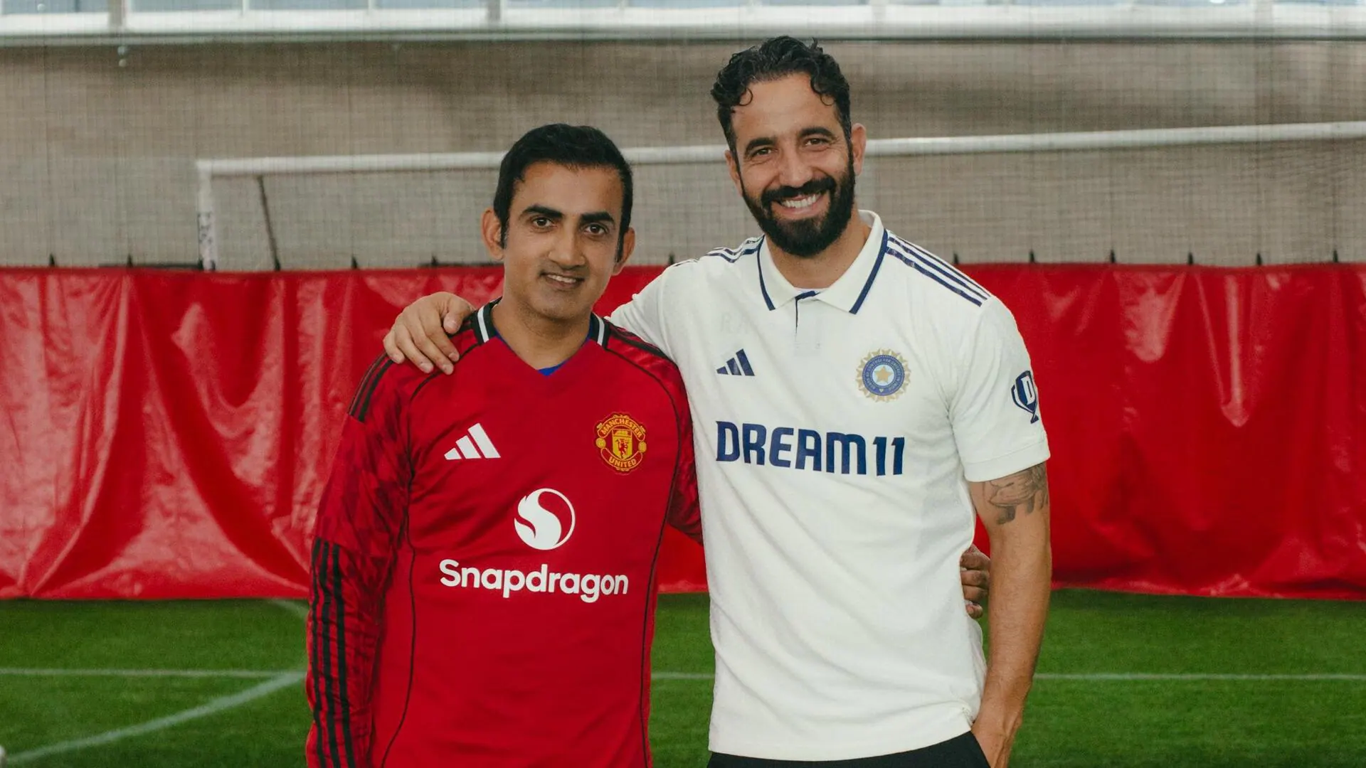indian cricket team with manunited