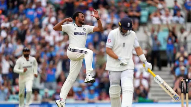 IND vs ENG Test Day 4 the oval Prasidh Krishna