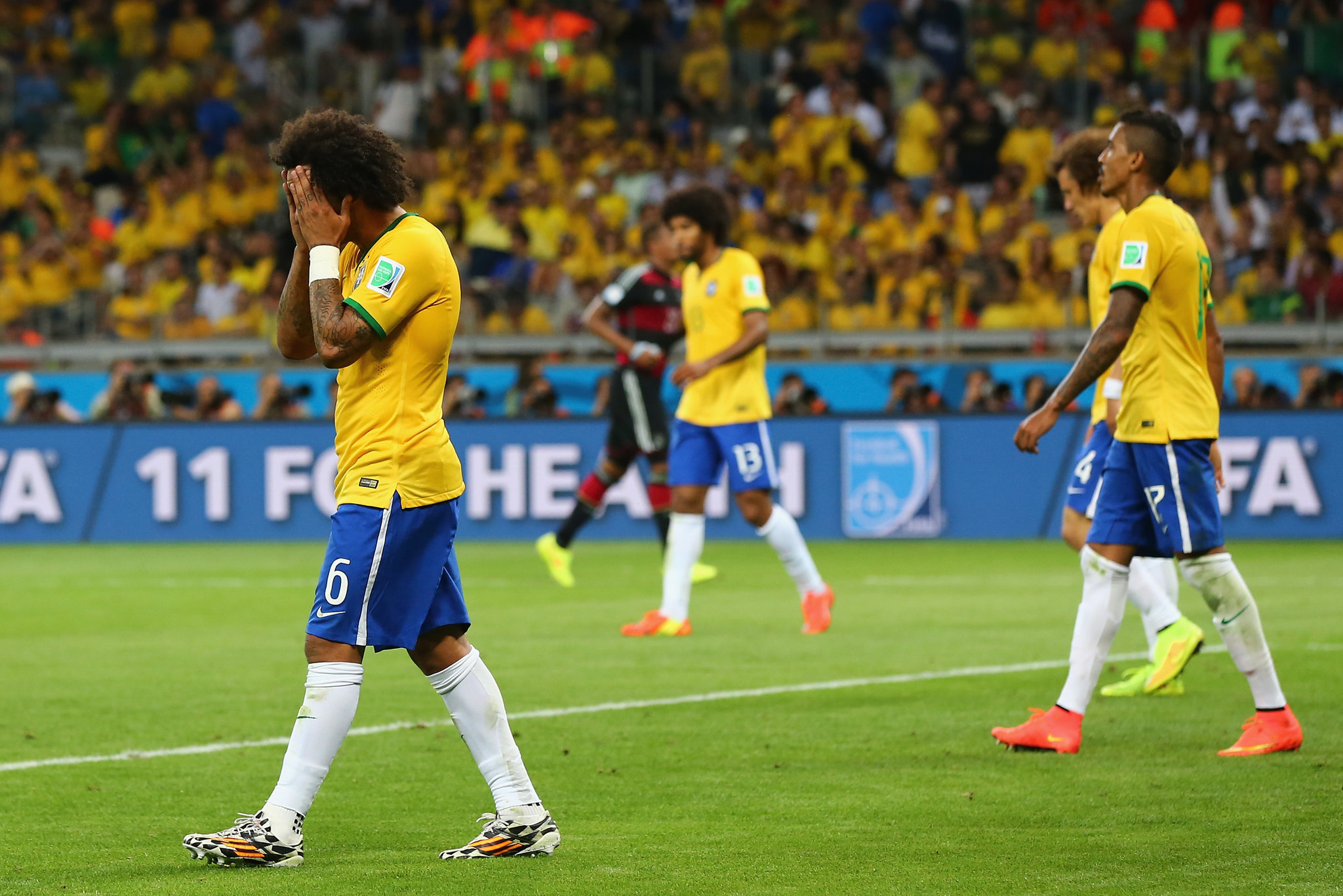 brazil loses in brazil vs germany world cup 2014